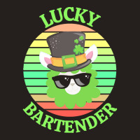 One Lucky Bartender T  Shirtone Lucky Bartender T  Shirt (1) Tank Top | Artistshot