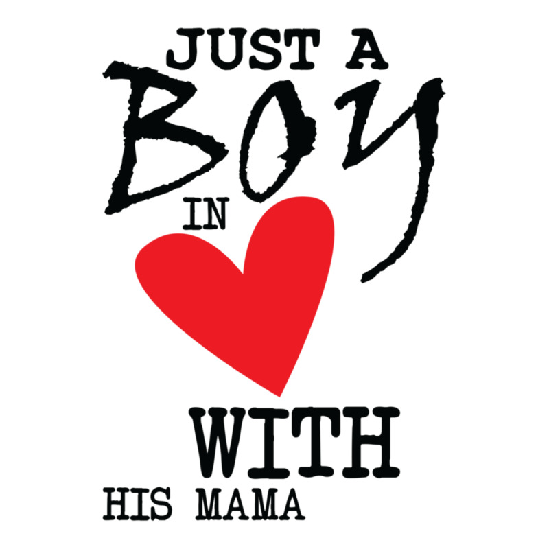 Just A Boy In Love With His Mama V-neck Tee | Artistshot