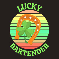 One Lucky Bartender T  Shirtone Lucky Bartender T  Shirt (2) Tank Top | Artistshot