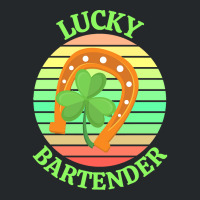 One Lucky Bartender T  Shirtone Lucky Bartender T  Shirt (2) Crewneck Sweatshirt | Artistshot