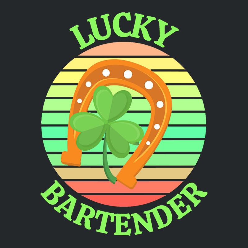 One Lucky Bartender T  Shirtone Lucky Bartender T  Shirt (2) Crewneck Sweatshirt | Artistshot