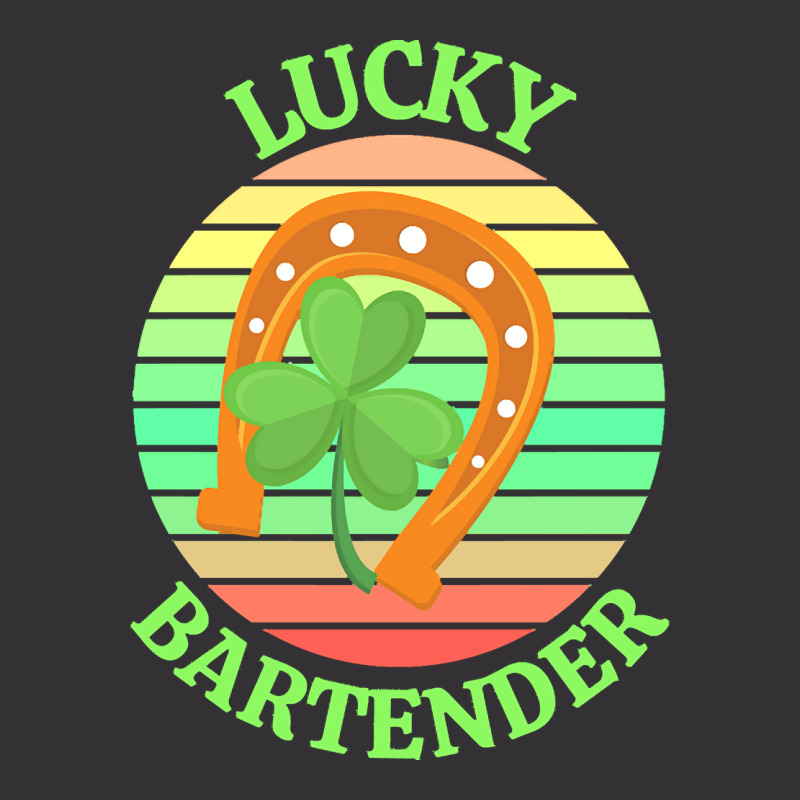 One Lucky Bartender T  Shirtone Lucky Bartender T  Shirt (2) Vintage Hoodie And Short Set | Artistshot