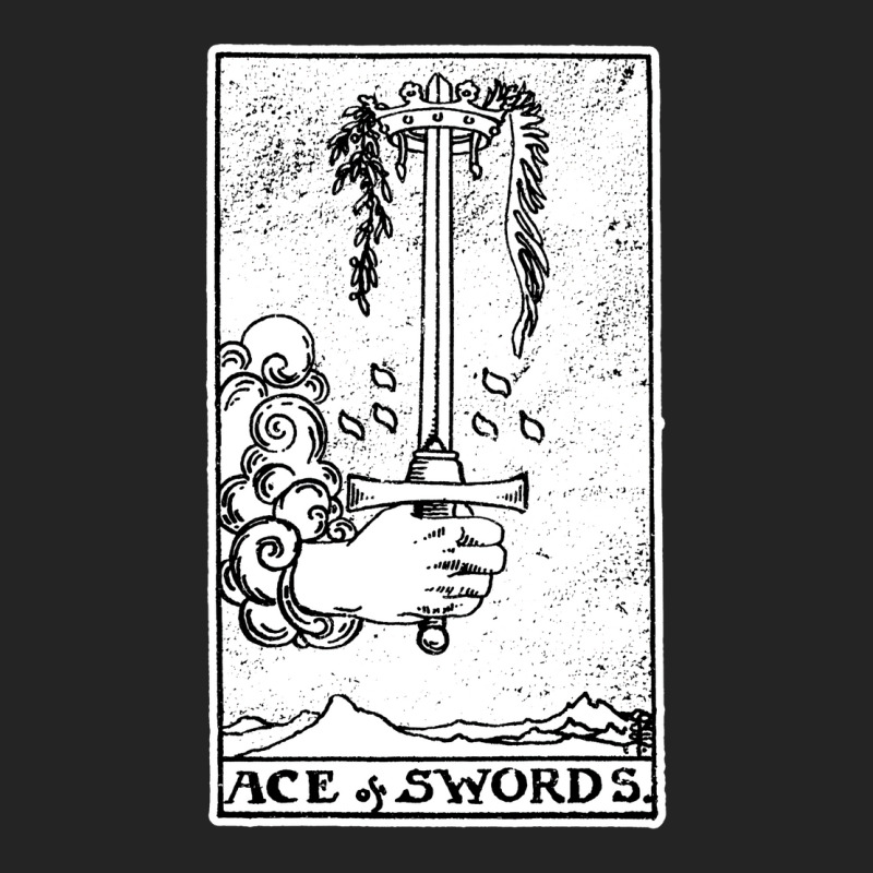 Ace Of Swords   Tarot Card   Major Arcana   Fortune Telling   Occult 3/4 Sleeve Shirt by achalemoeratu | Artistshot