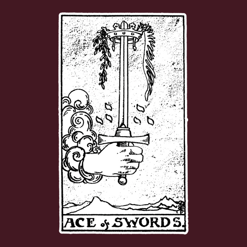 Ace Of Swords   Tarot Card   Major Arcana   Fortune Telling   Occult Unisex Hoodie by achalemoeratu | Artistshot