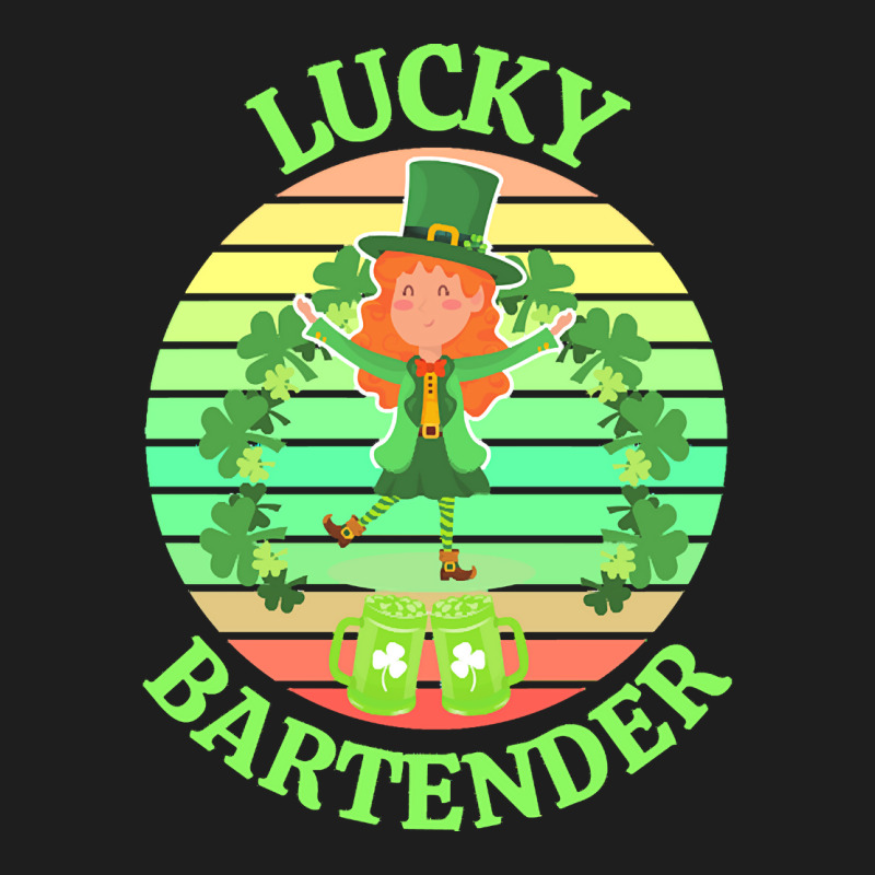 One Lucky Bartender T  Shirtone Lucky Bartender T  Shirt (3) Classic T-shirt | Artistshot