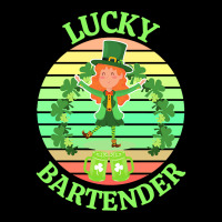 One Lucky Bartender T  Shirtone Lucky Bartender T  Shirt (3) Fleece Short | Artistshot