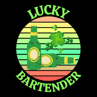 One Lucky Bartender T  Shirtone Lucky Bartender T  Shirt (4) Zipper Hoodie | Artistshot