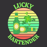 One Lucky Bartender T  Shirtone Lucky Bartender T  Shirt (4) Vintage Short | Artistshot