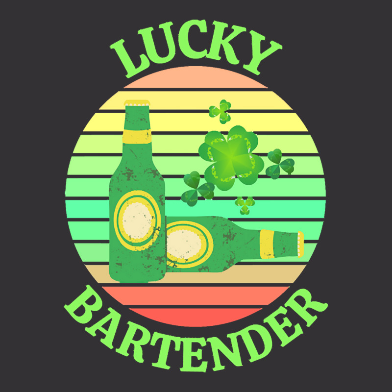 One Lucky Bartender T  Shirtone Lucky Bartender T  Shirt (4) Vintage Short | Artistshot