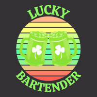 One Lucky Bartender T  Shirtone Lucky Bartender T  Shirt (5) Vintage Hoodie | Artistshot