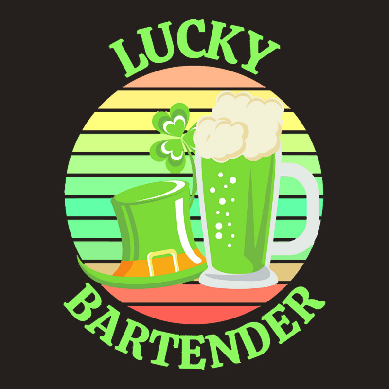 One Lucky Bartender T  Shirtone Lucky Bartender T  Shirt (6) Tank Top | Artistshot