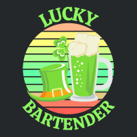 One Lucky Bartender T  Shirtone Lucky Bartender T  Shirt (6) Crewneck Sweatshirt | Artistshot