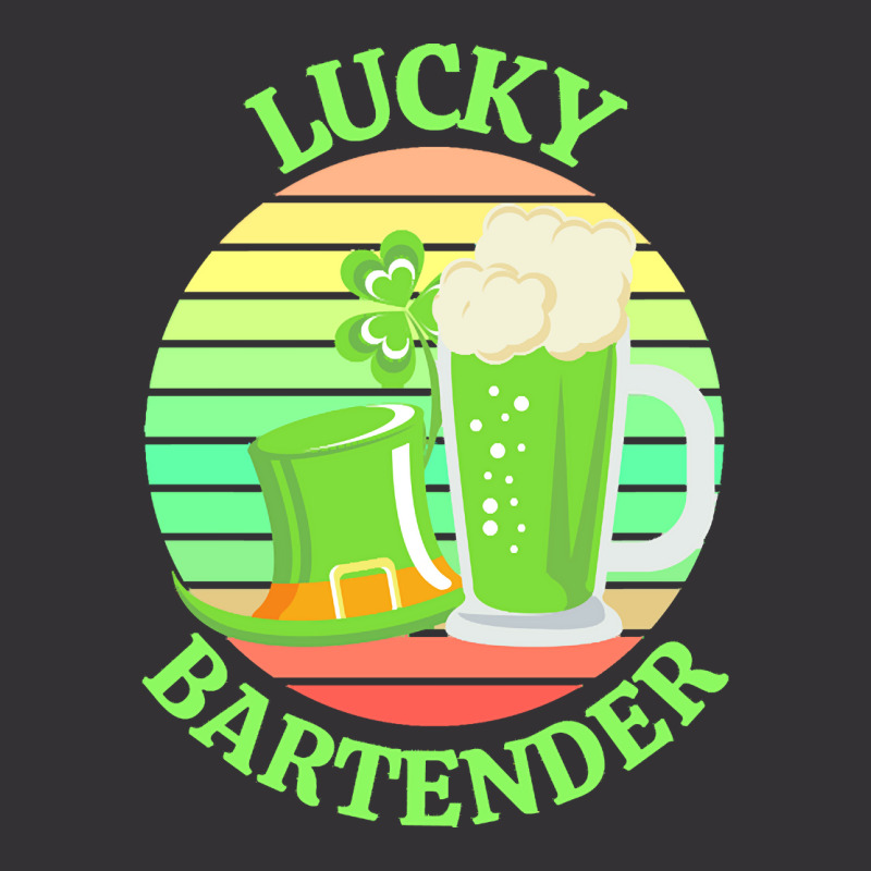 One Lucky Bartender T  Shirtone Lucky Bartender T  Shirt (6) Vintage Hoodie And Short Set | Artistshot