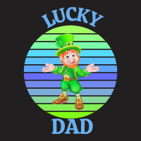 One Lucky Dad T  Shirtone Lucky Dad T  Shirt (1) T-shirt | Artistshot