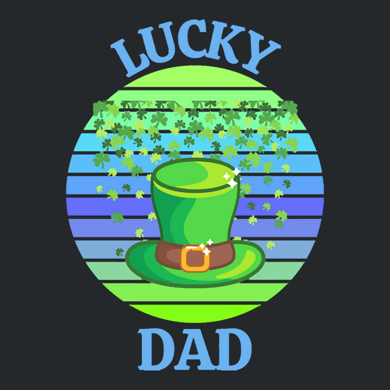 One Lucky Dad T  Shirtone Lucky Dad T  Shirt (2) Crewneck Sweatshirt | Artistshot