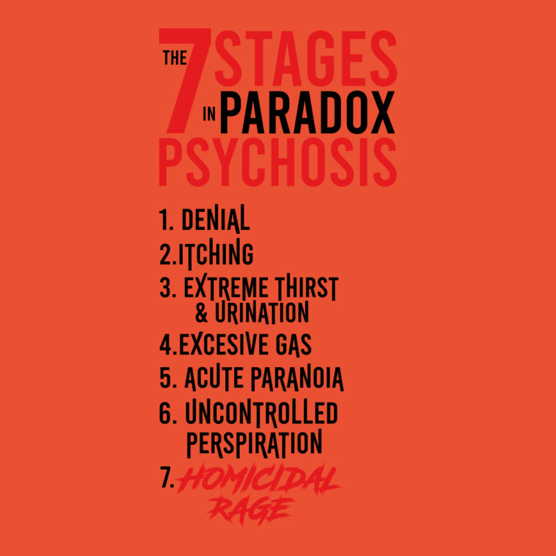 Umbrella Academy 2 The 7 Stages In Paradox Psychosis (white) Ladies Fitted T-Shirt by henkeltohmas9 | Artistshot