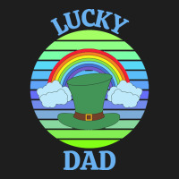 One Lucky Dad T  Shirtone Lucky Dad T  Shirt (5) Classic T-shirt | Artistshot