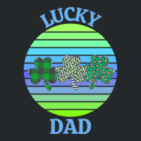 One Lucky Dad T  Shirtone Lucky Dad T  Shirt (6) Crewneck Sweatshirt | Artistshot