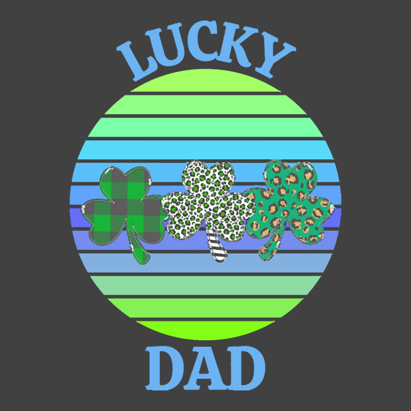 One Lucky Dad T  Shirtone Lucky Dad T  Shirt (6) Vintage T-shirt | Artistshot