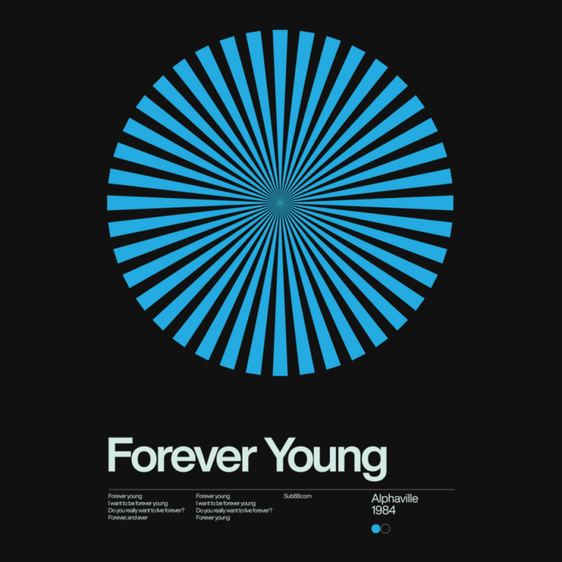 Alphaville - Forever Young - 1984 - New Wave Song Swiss Design Series Graphic T-shirt | Artistshot