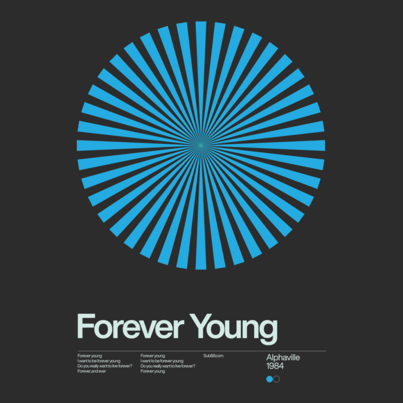 Alphaville - Forever Young - 1984 - New Wave Song Swiss Design Series Exclusive T-shirt | Artistshot