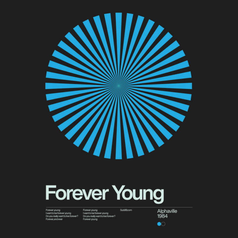 Alphaville - Forever Young - 1984 - New Wave Song Swiss Design Series Classic T-shirt | Artistshot