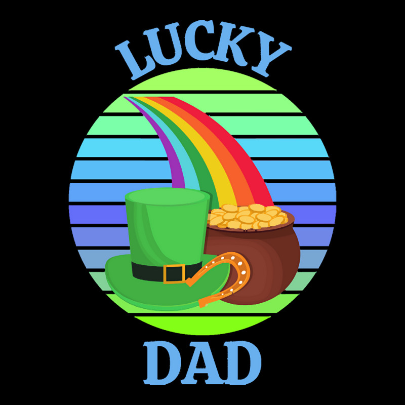 One Lucky Dad T  Shirtone Lucky Dad T  Shirt (7) V-neck Tee | Artistshot