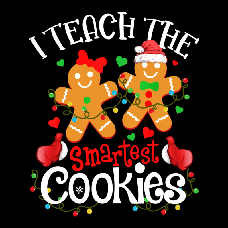 I Teach The Smartest Cookies Funny Teacher Xmas Gingerbread Long Sleev Unisex Jogger | Artistshot