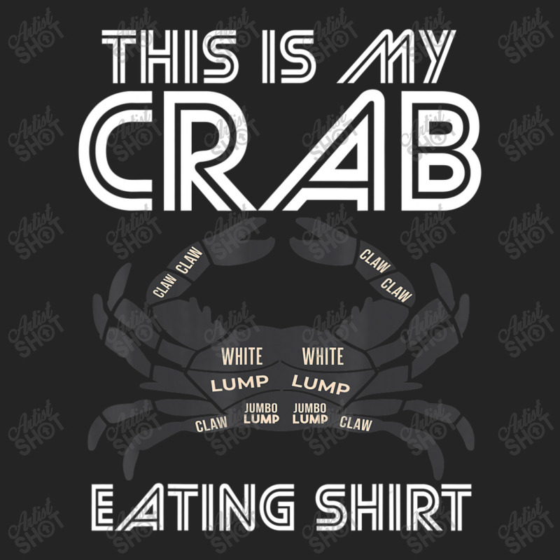 Crab Eating Seafood Butcher Crawfish Lobster 3/4 Sleeve Shirt | Artistshot