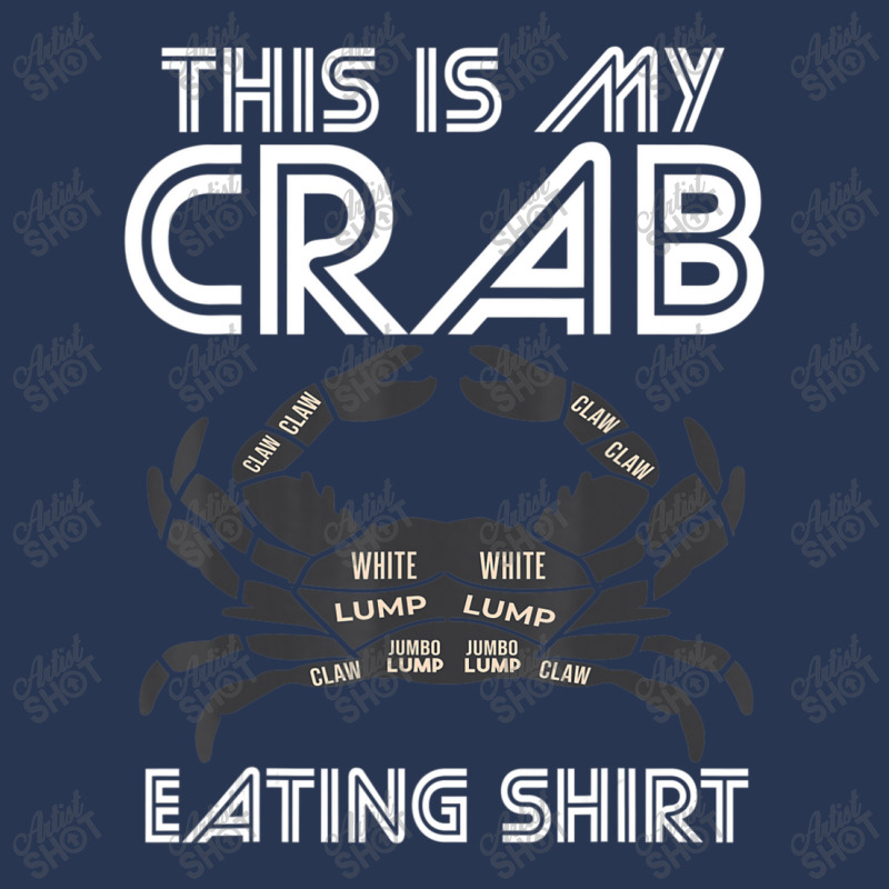 Crab Eating Seafood Butcher Crawfish Lobster Men Denim Jacket | Artistshot