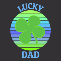 One Lucky Dad T  Shirtone Lucky Dad T  Shirt (8) Vintage Short | Artistshot