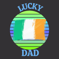 One Lucky Dad T  Shirtone Lucky Dad T  Shirt Vintage Hoodie And Short Set | Artistshot