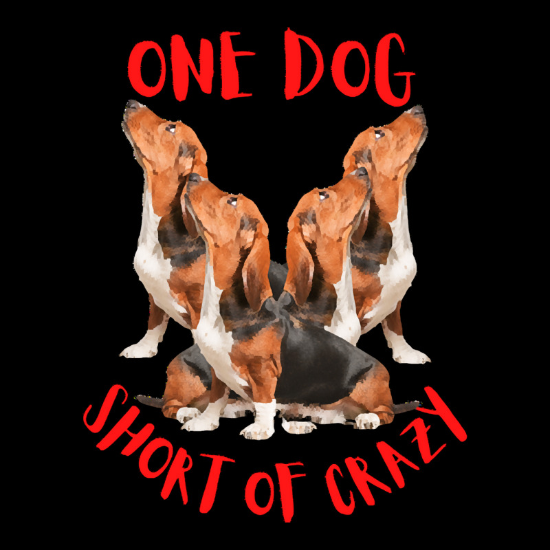 One Dog Short Of Crazy T  Shirtone Dog Short Of Crazy T  Shirt (2) Youth Zipper Hoodie | Artistshot