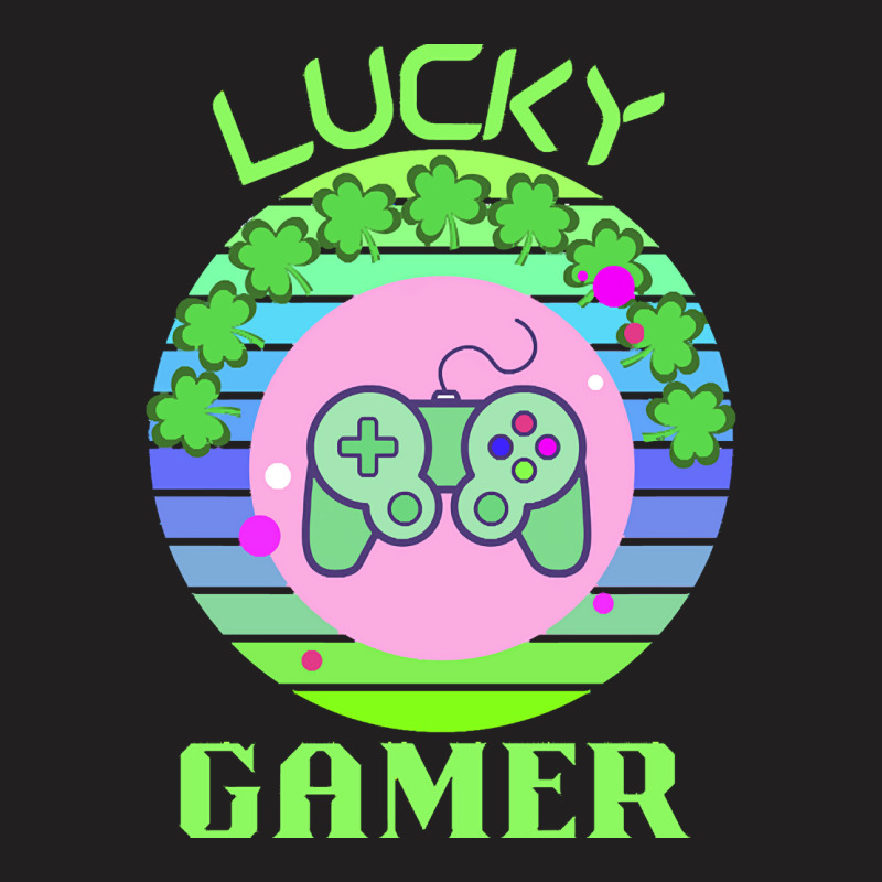 One Lucky Gamer T  Shirtone Lucky Gamer T  Shirt (1) T-shirt | Artistshot