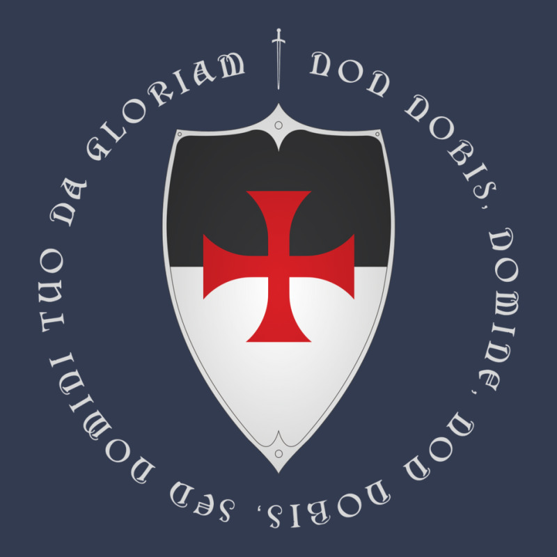 Knights Templar Crusader Motto And Cross V-neck Tee | Artistshot