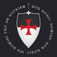 Knights Templar Crusader Motto And Cross Lightweight Hoodie | Artistshot