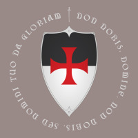 Knights Templar Crusader Motto And Cross Vintage T-shirt | Artistshot