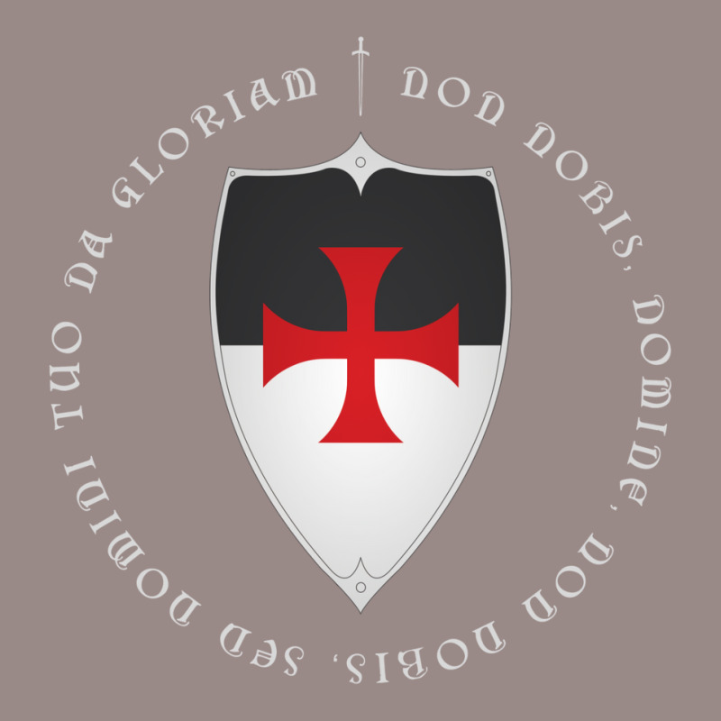 Knights Templar Crusader Motto And Cross Vintage T-shirt | Artistshot