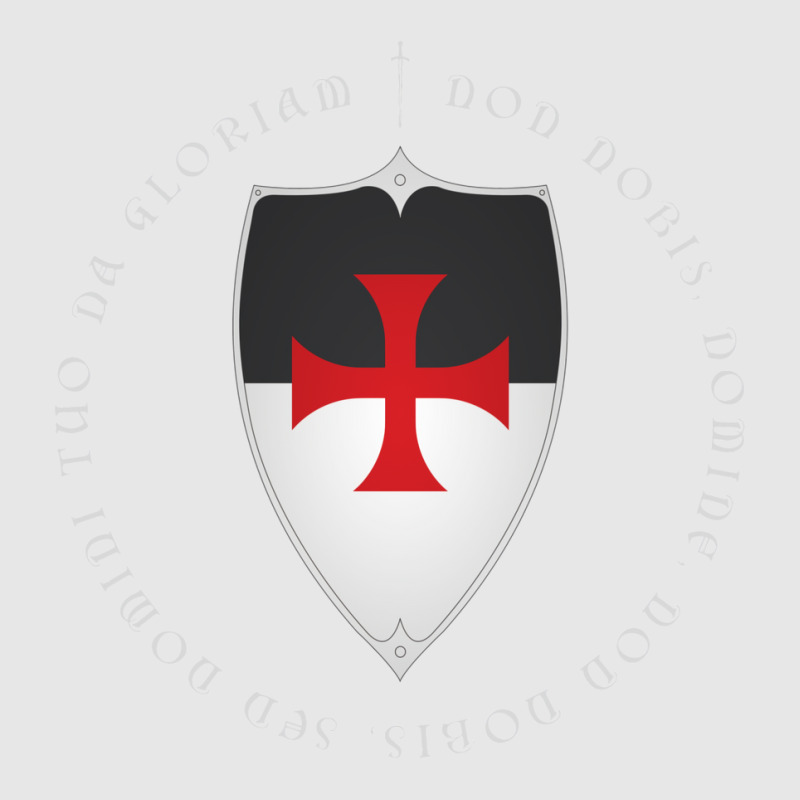 Knights Templar Crusader Motto And Cross Hoodie & Jogger Set | Artistshot