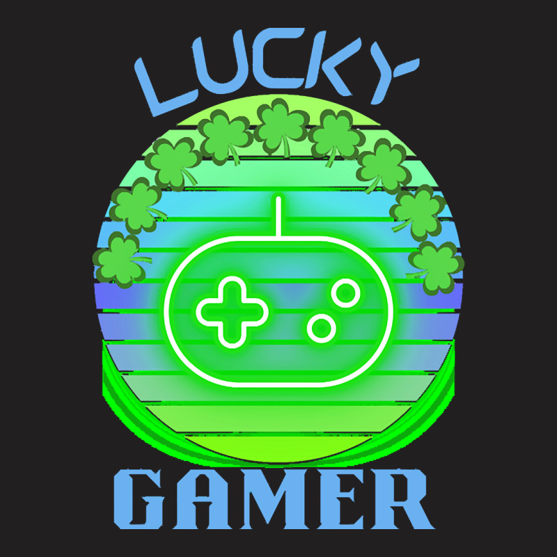 One Lucky Gamer T  Shirtone Lucky Gamer T  Shirt (4) T-shirt | Artistshot