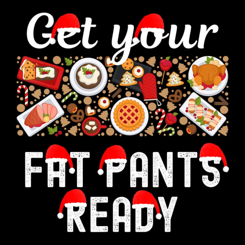 Christmas Get Your Fat Pants Ready Xmas Dinner Food Table Cropped Hoodie by tiennguyen | Artistshot