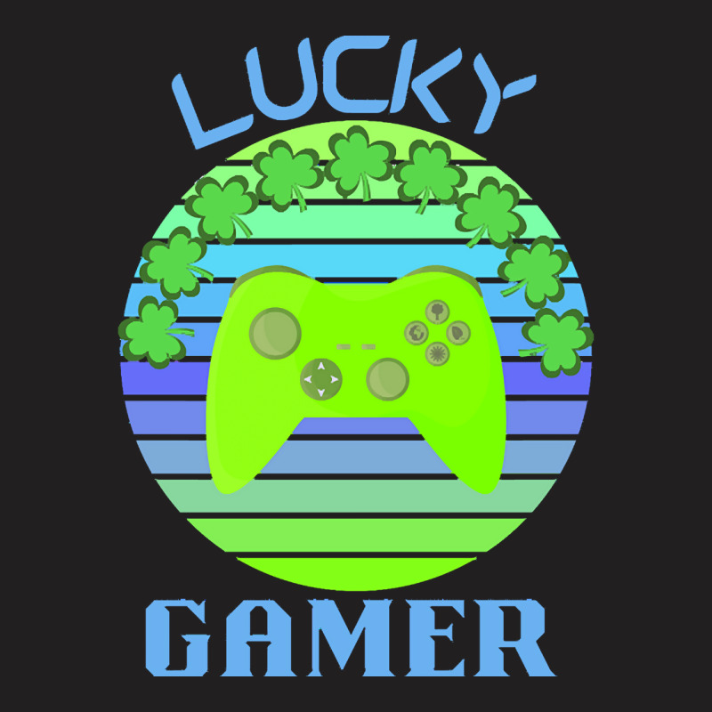 One Lucky Gamer T  Shirtone Lucky Gamer T  Shirt (5) T-shirt | Artistshot