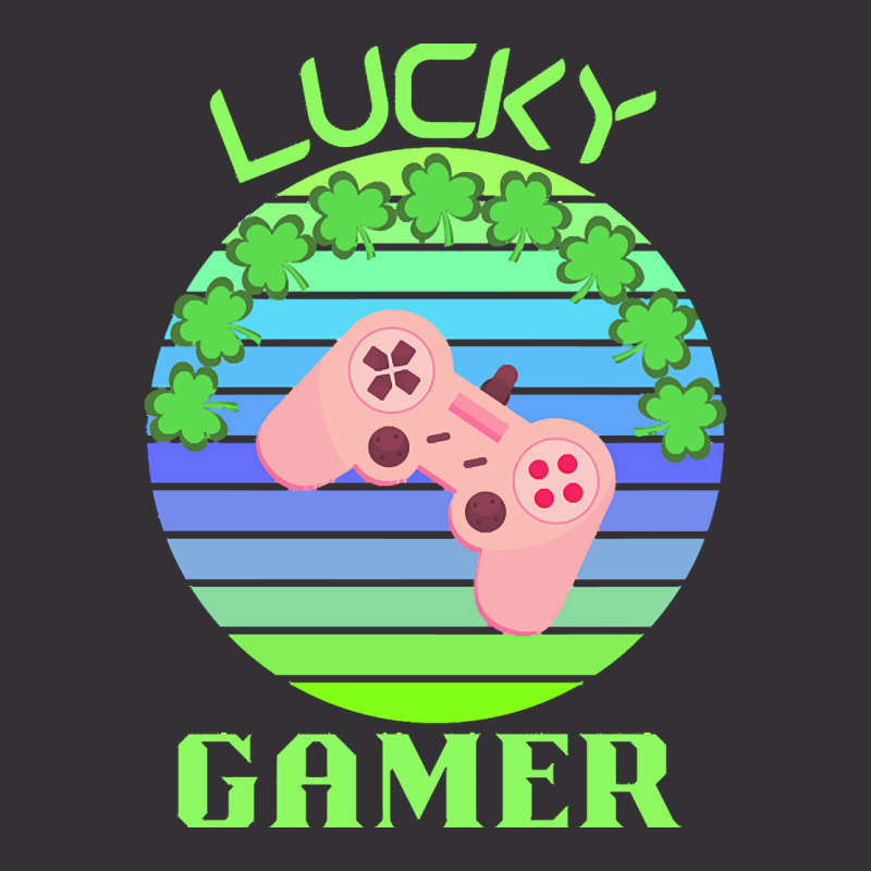 One Lucky Gamer T  Shirtone Lucky Gamer T  Shirt (6) Vintage Hoodie And Short Set | Artistshot