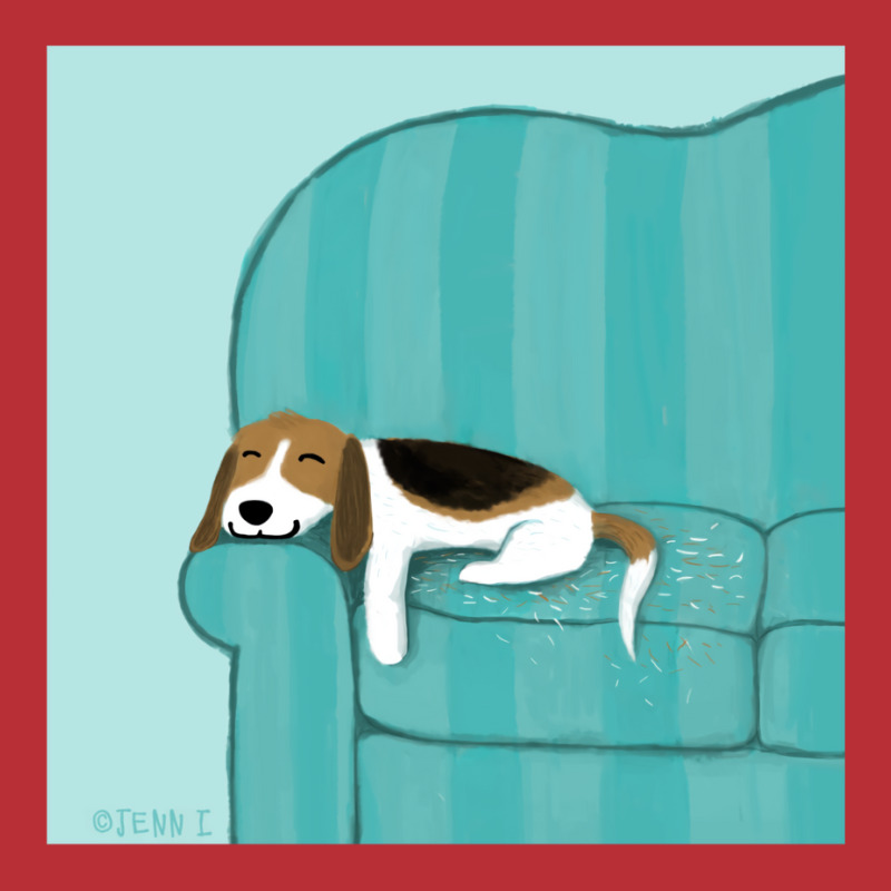 Happy Couch Dog  Cute Beagle T-shirt | Artistshot