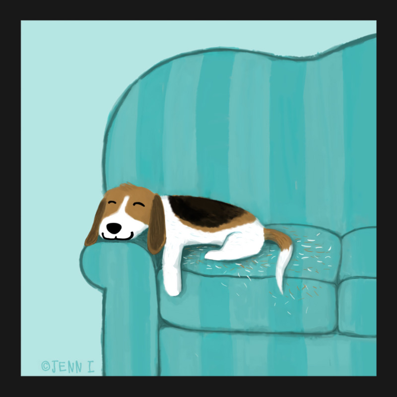 Happy Couch Dog  Cute Beagle Flannel Shirt | Artistshot