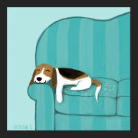 Happy Couch Dog  Cute Beagle 3/4 Sleeve Shirt | Artistshot