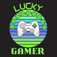 One Lucky Gamer T  Shirtone Lucky Gamer T  Shirt (7) T-shirt | Artistshot