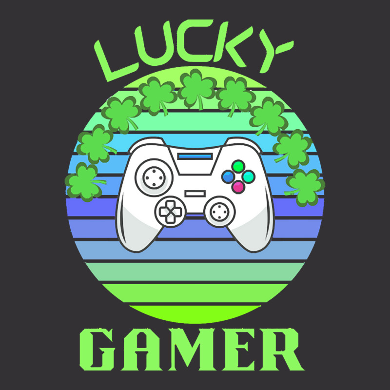 One Lucky Gamer T  Shirtone Lucky Gamer T  Shirt (7) Vintage Hoodie And Short Set | Artistshot