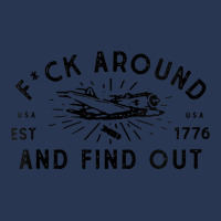 Womens Fuck Around And Find Out Patriotic Usa 1776 Military Plane V Ne Ladies Denim Jacket | Artistshot