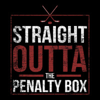 Straight Outta The Penalty Box Funny Gift For Hockey Players Adjustable Cap | Artistshot